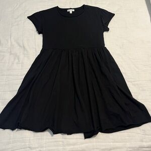Black babydoll dress -Size XS